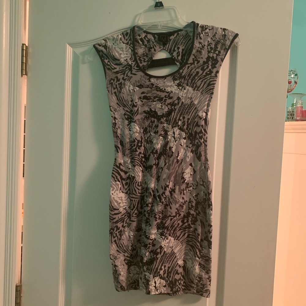 Zebra print dress